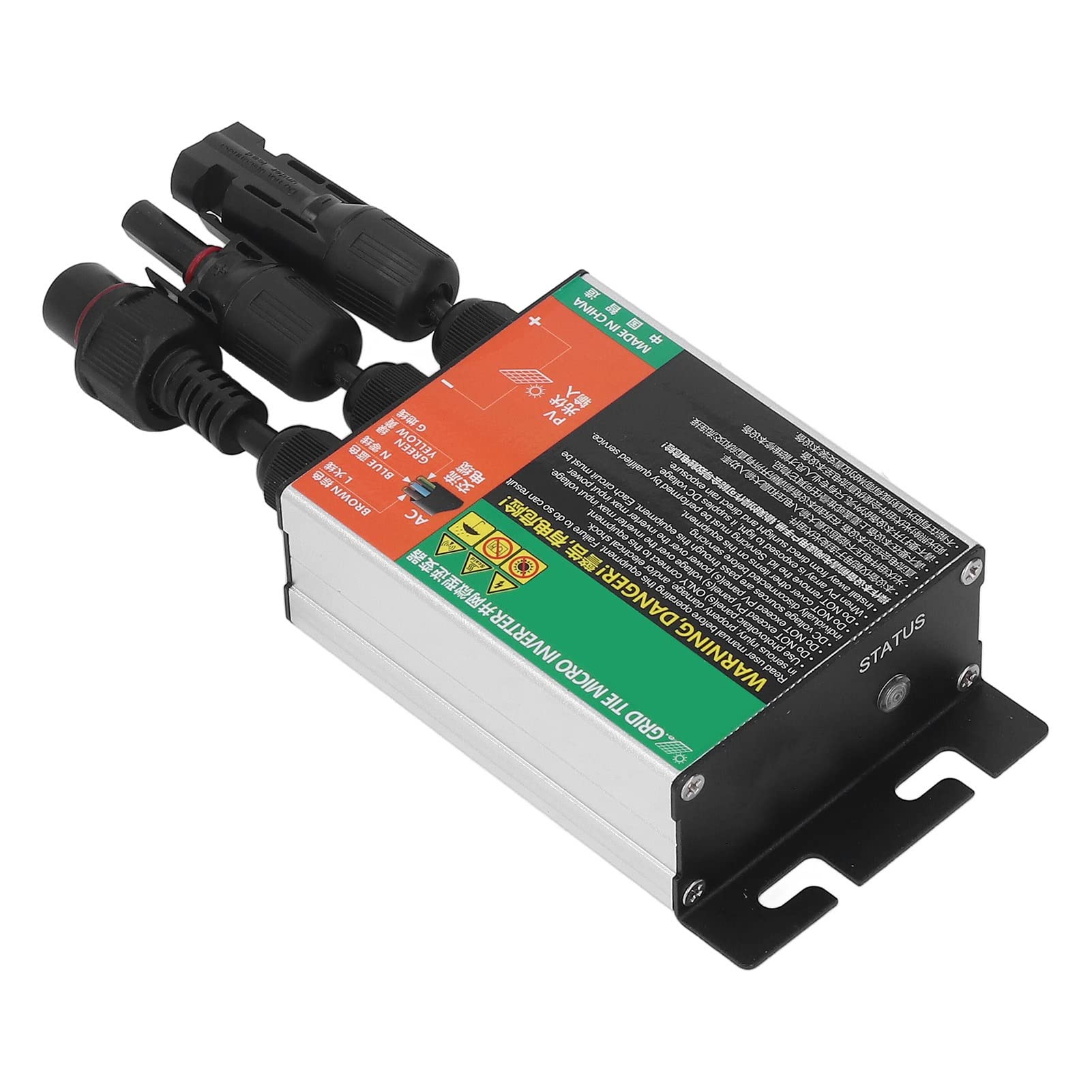 Grid Tie Micro Inverter, AC230V High Accuracy Kompakter Reiner Sinuswellen-Wechselrichter mit Kabel für Bürogeräte (260W)