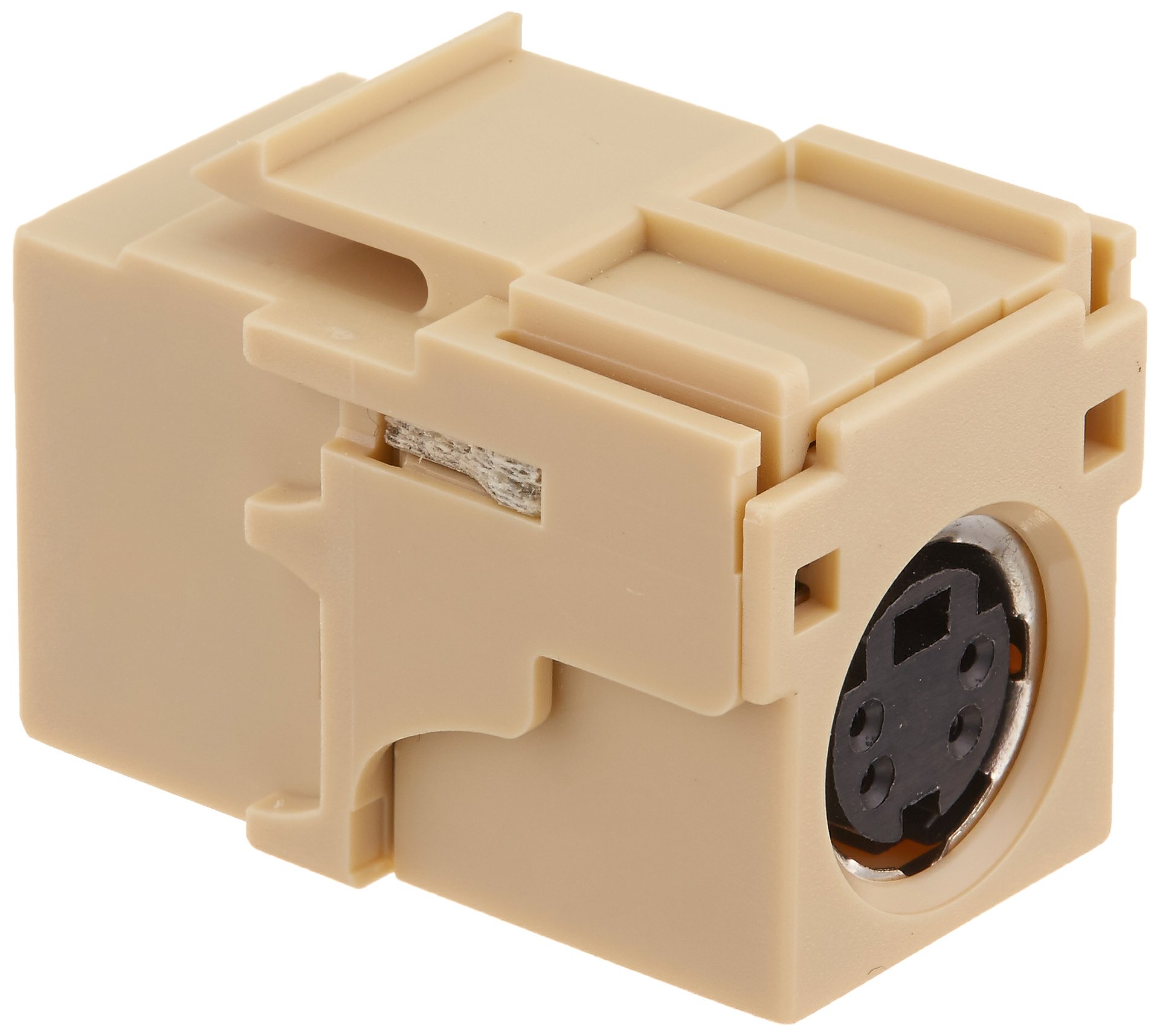 Raccord QuickPort femelle S-Video Leviton 40734-cvi pour cinéma maison rétro épuré