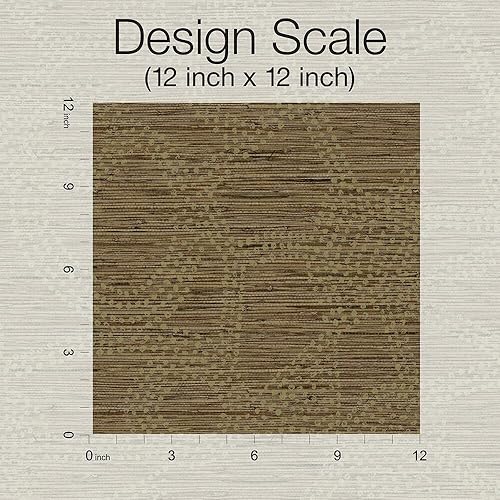 Miniatura 8 de RoomMates RMK12233PL Nikki Chu - Papel tapiz autoadhesivo marrón y cobre metálico