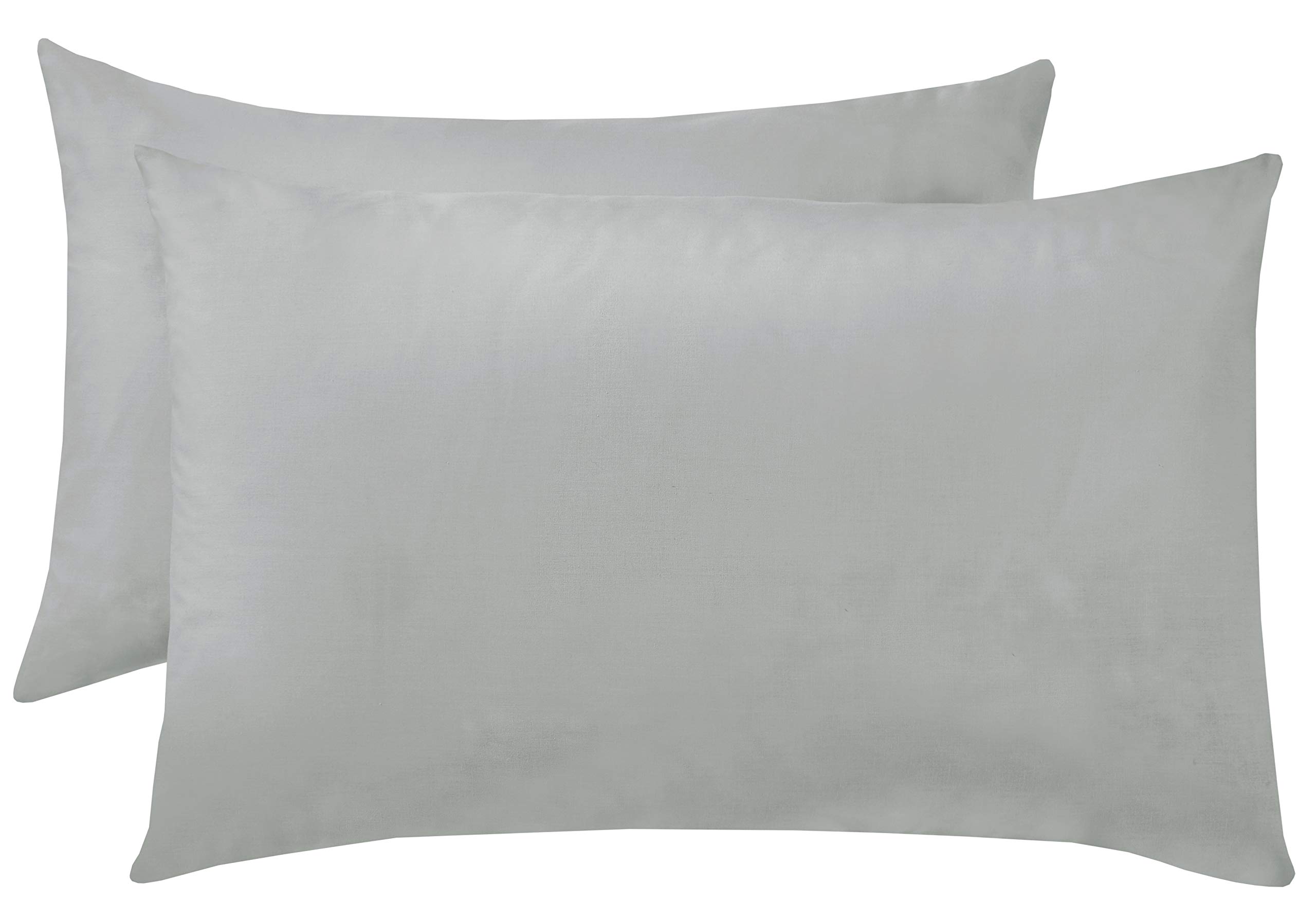 Hamilton Mcbride Grey 68 Pick Polycotton Pillowcase Pair