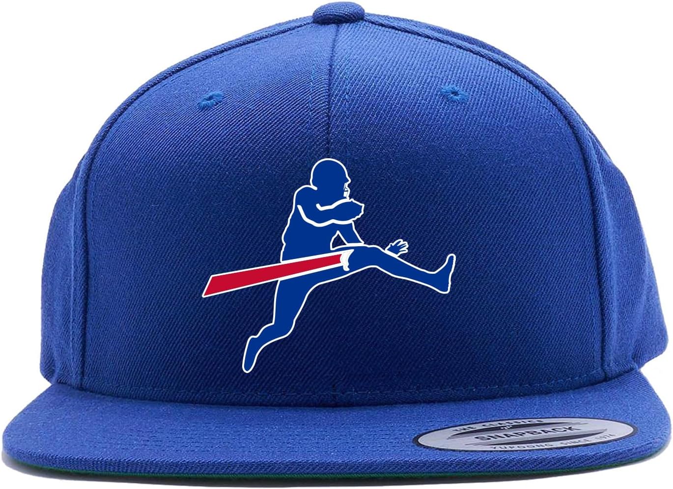 Snapback Blue Buffalo Josh Allen Jumping Logo Hat