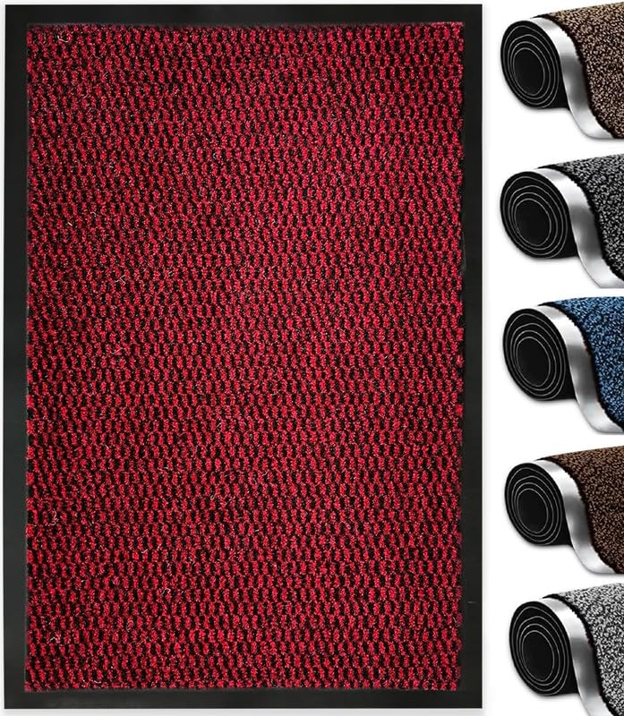 Abaseen Dirt Trapper Door Matts Indoor | Non Slip Rubber Backed Door Mats Outdoor | Heavy Duty Super Absorbent Doormats | Kitchen Mat | Floor Mat | Small, Medium, Large, Extra Large Washable Door Mat โ image 1