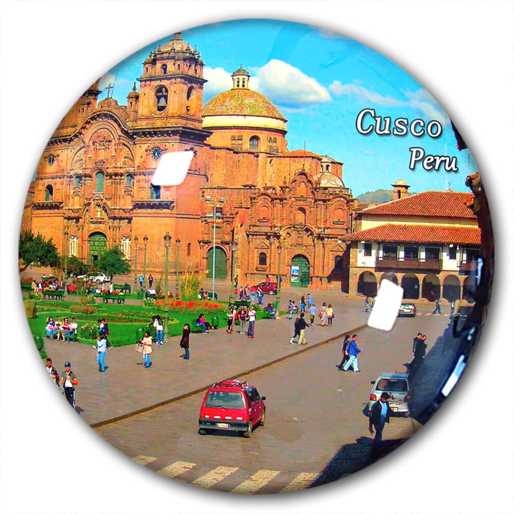 Afghanistan-0001 Peru Cusco Fridge Magnet Refrigerator Stickers Decorative Magnet Travel Souvenir Glass