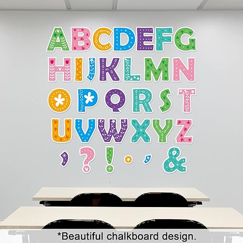 Miniatura 4 de Juego de 150 letras grandes de 7 pulgadas para tablón de anuncios de primavera, Pascua, aula, letras recortadas para tablón de anuncios, escuela en