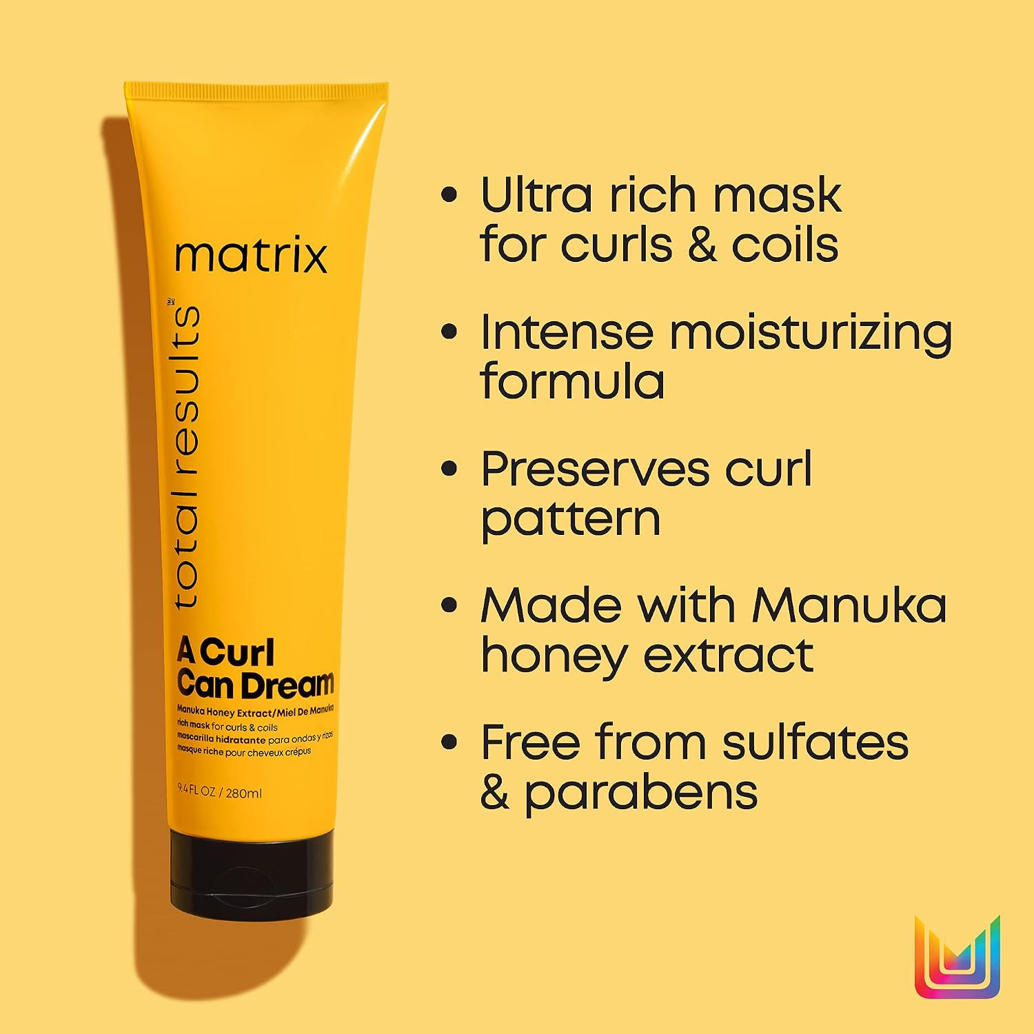 Matrix A Curl Can Dream Rich Mask | Hydrating & Deep Conditioning Hair Mask | For Curly & Coily Hair | Sulfate & Paraben Free
