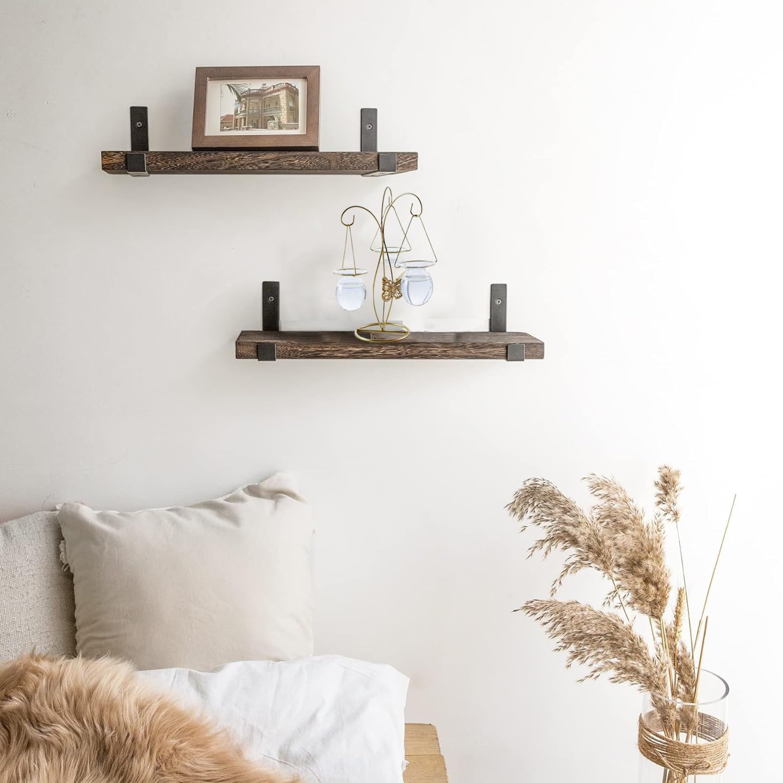 Wazony do rozmnażania roślin Zestawy do terrarium Stacje szklane Biurkowy szklany wazon powietrzny Metalowy obrotowy uchwyt do wnętrz Dom, 1/3 szt. Akcesoria do wazonów z żarówkami miłosnymi(B)