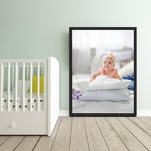 Vista 11 de COREAET Marcos de madera de 24 x 36 pulgadas, marco de fotos negro de 24 x 36 pulgadas, paquete de 2 marcos de póster de 24 x 36 pulgadas, marco