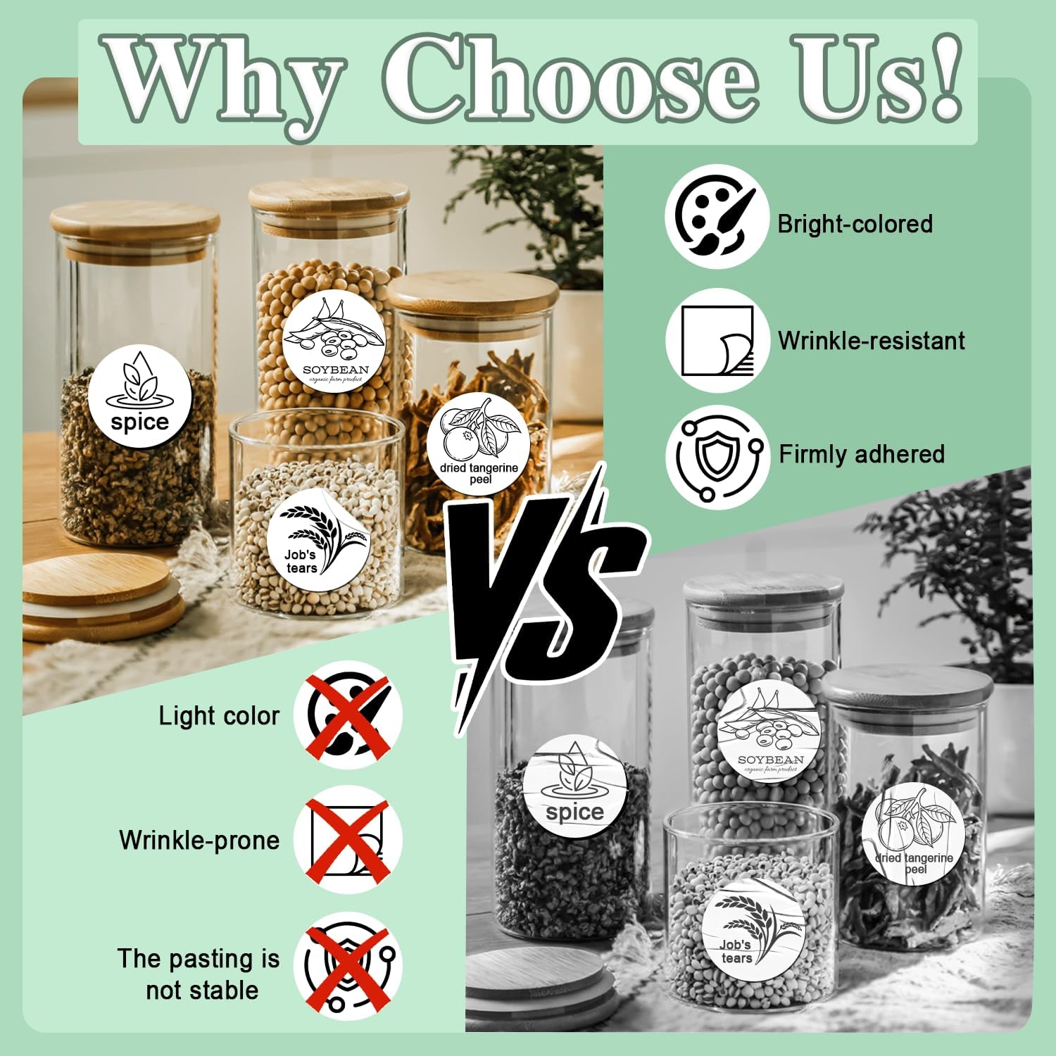 QUASON 2" Circle Thermal Sticker Labels, 7 White Self-Adhesive Round Direct Thermal Labels for Business,Compatible with Zebra, Rollo, MUNBYN,BPA Free (840Labels/7Rolls) - Image 5