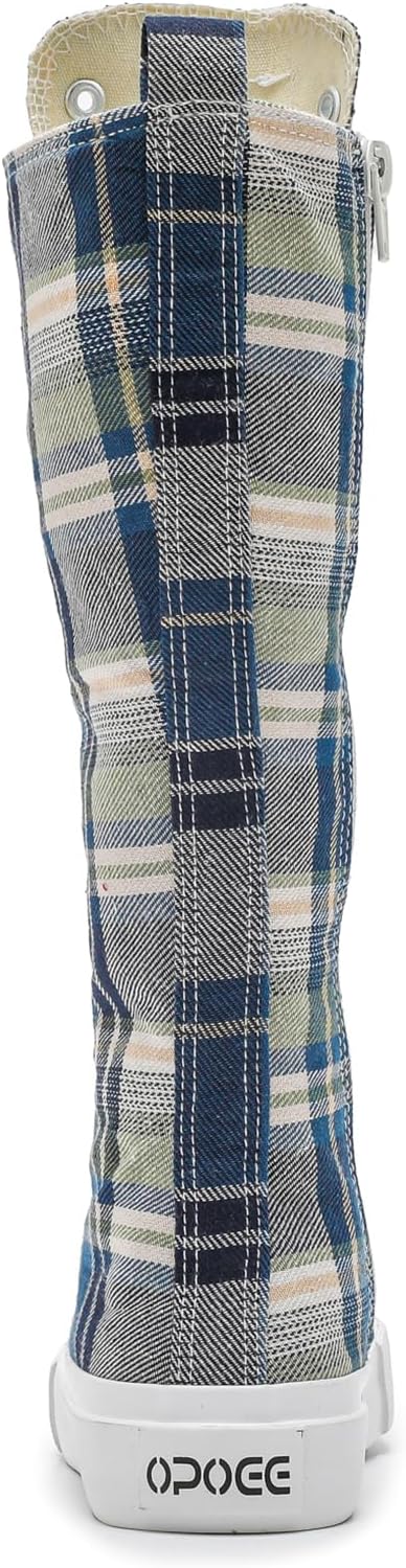 Kids high Tops Boys and Girls High Top Children's Canvas Shoes Fashion Street Dance White Campus Shoe Outdoor Leisure Sneakers Shoes Knee high Shoes for Girls - Image 5