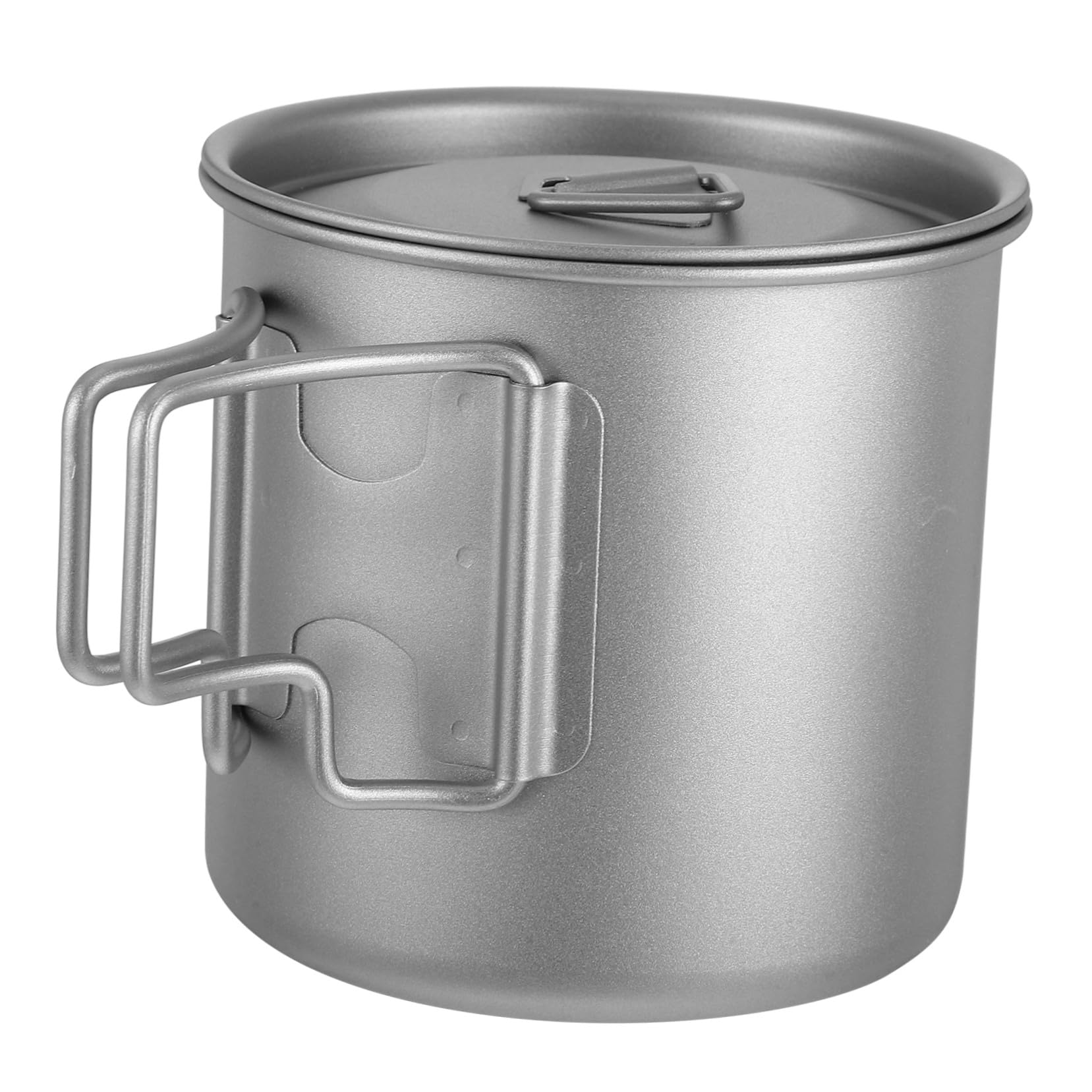 Titanbecher Mit Deckel Zum Camping Faltbarer Becher Aus Titan Für Reisen Isolierter Kaffeebecher Aus Titan Für Outdoor-aktivitäten Wiederverwendbarer Becher Für Wandern