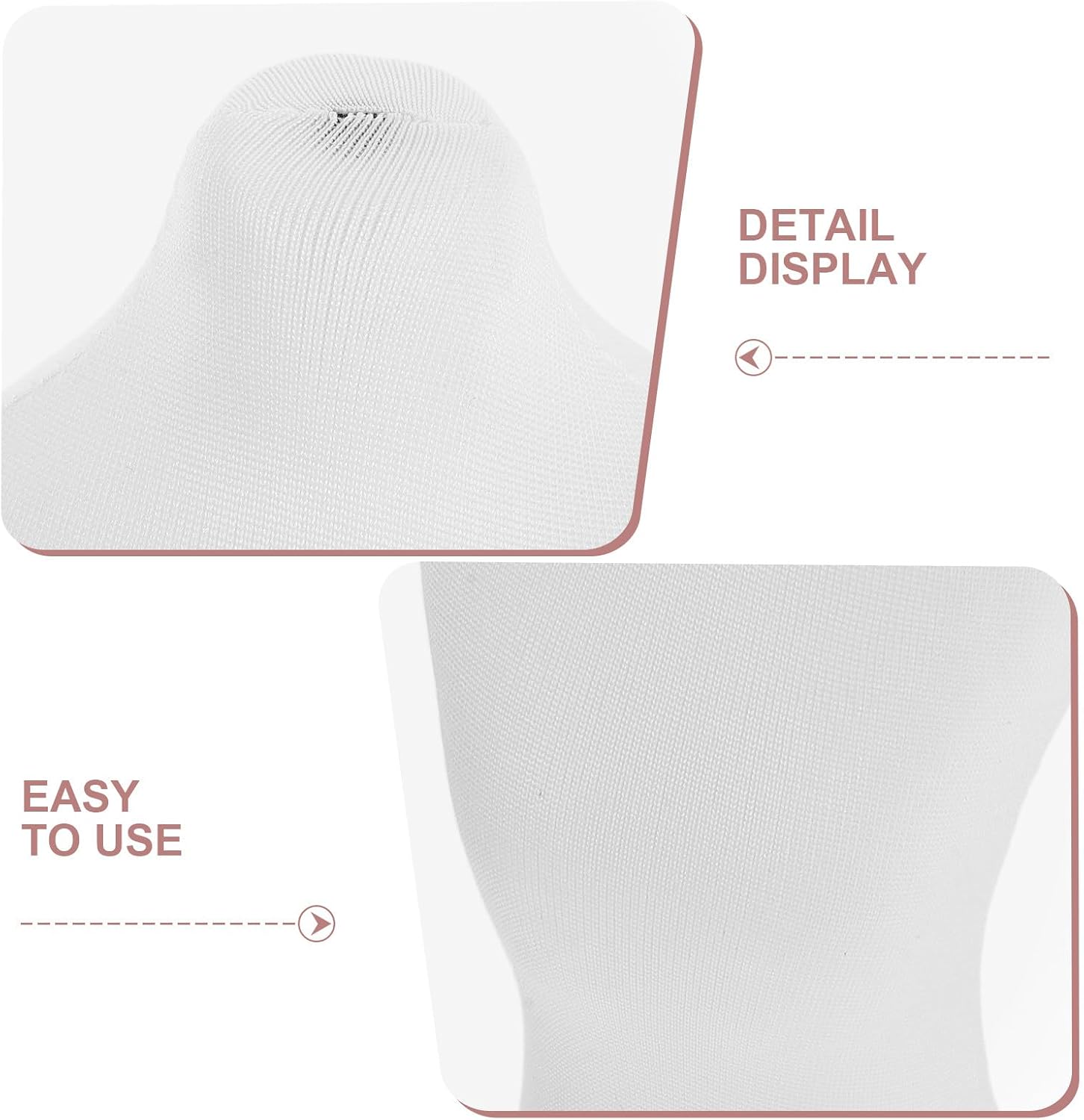 Mini Dress Form Mannequin: 1/4 Scale Sewing Mannequin - Female Dummy Half Body for Pattern Making, Tailoring, Clothing Display, Draping, & Craft Projects