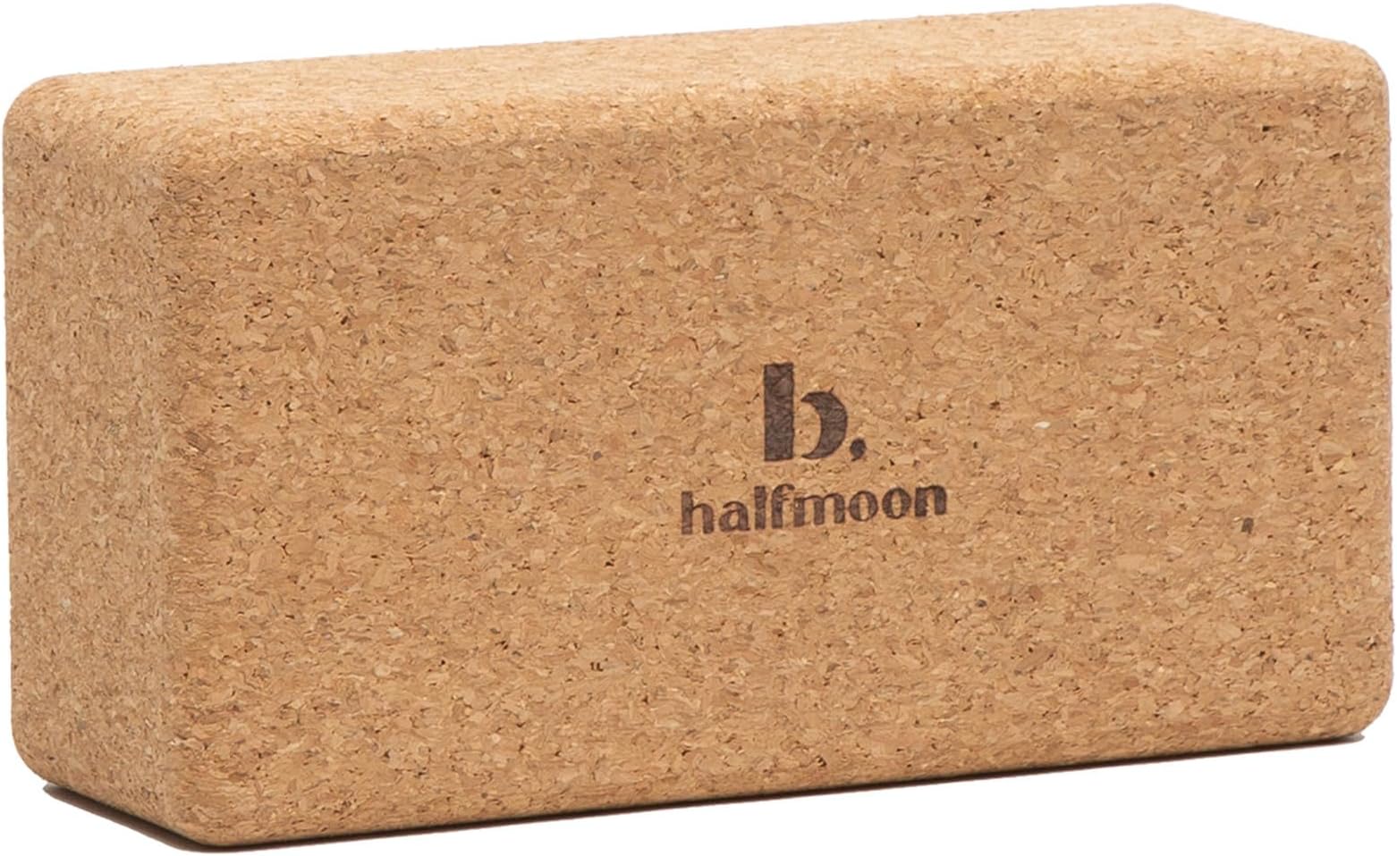 B YOGA B Block, 100% Cork - for Yoga, Pilates, Workout and Floor Exercises