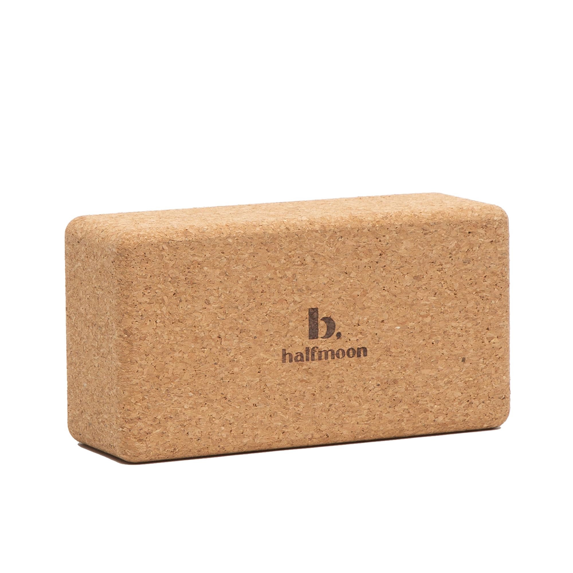B YOGA B Block, 100% Cork - for Yoga, Pilates, Workout and Floor Exercises