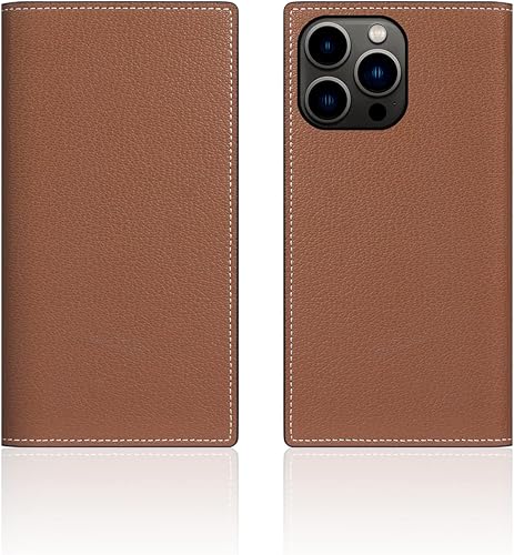 Miniatura 3 de D6 - Funda híbrida de piel de grano para iPhone 14 Pro Max, estilo diario hecho a mano con tarjeteros y bolsillo lateral para efectivo, caja de