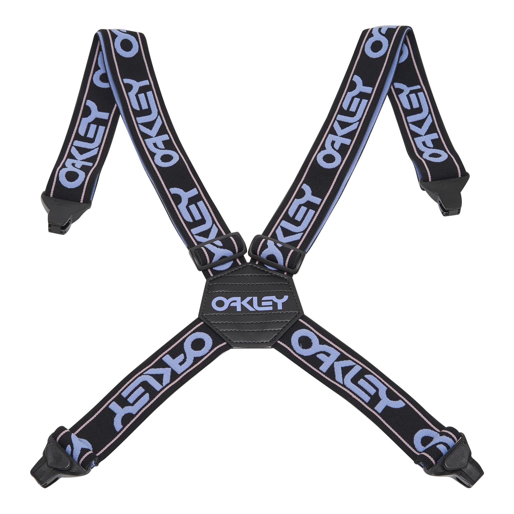 Oakley Men's Factory Suspenders, Blackout/New Lilac, One Size