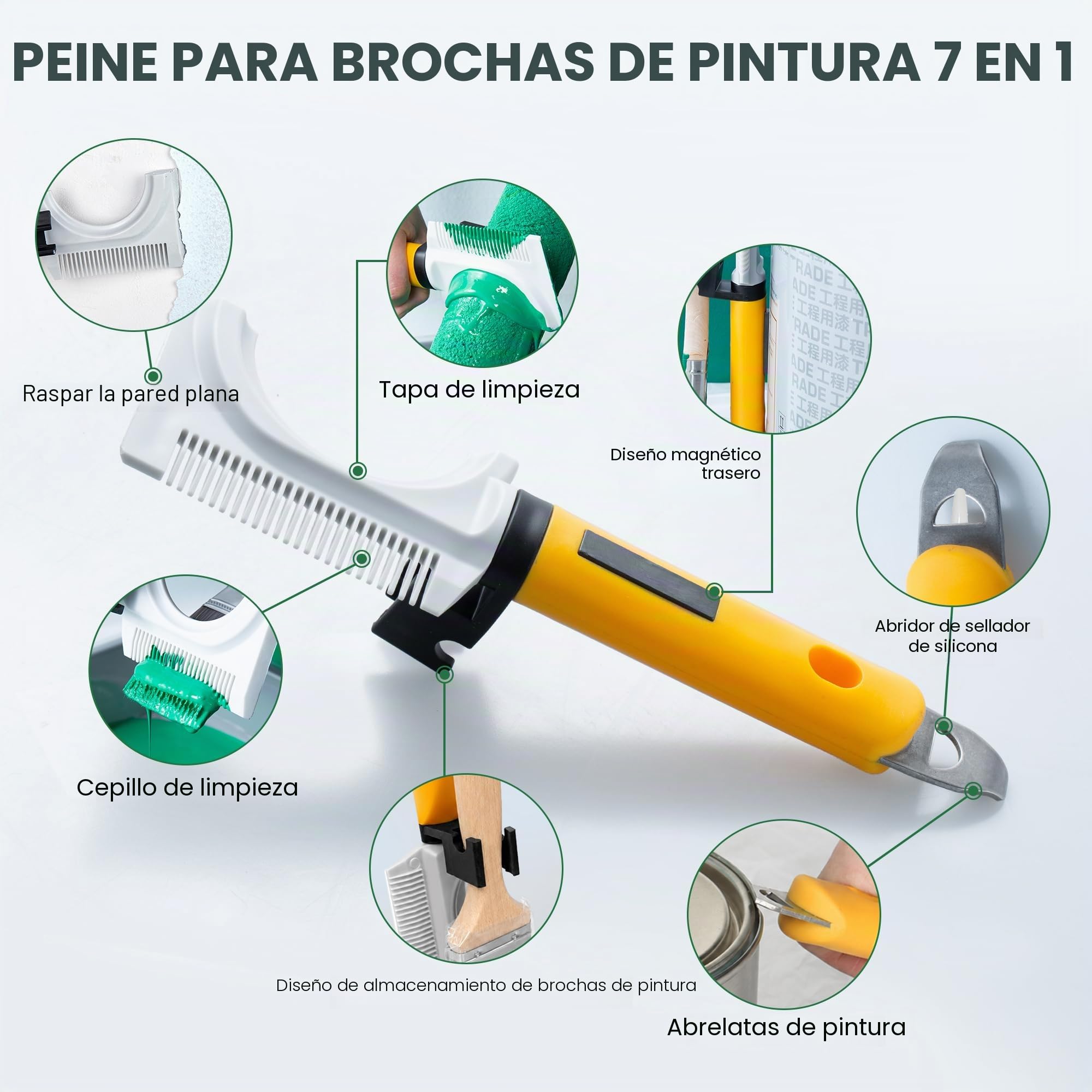 VOOMEY Kit de Rodillo de Pintura de 23 Piezas de 18 Pulgadas, Balde de Pintura de 18", Juego de Rodillos de Pintura Pequeños, Cubiertas de Rodillo de Pintura de Microfibra, Pértiga de Extensión para