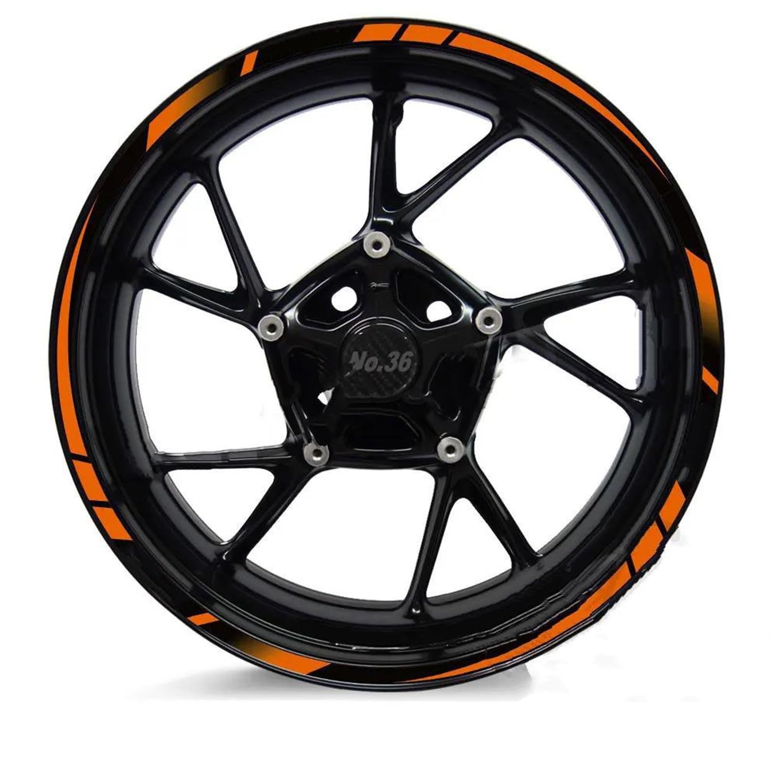 Motorcycle Wheel Stickers Night Reflective Decorative Rim for ZONTES 368K 368D 368E 368M 350T 350E 350D 350M