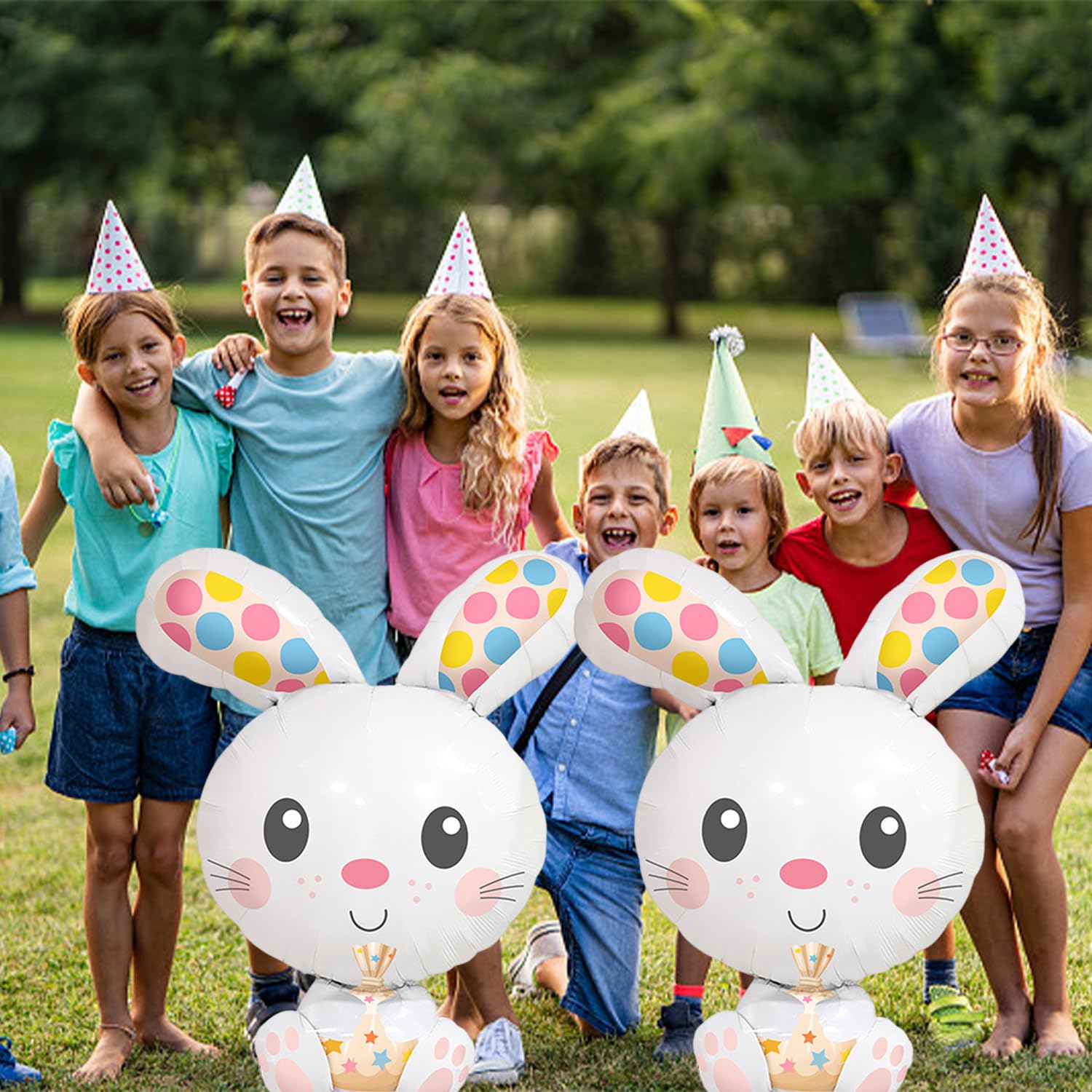 Ballons Lapin Mignons Dessins Animés Jouets Gonflables Créatifs Décorations Fête Enfants