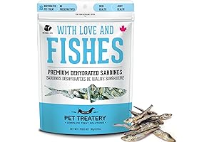 Sardines Dog Treats, Cat Treats - Dehydrated Single Ingredient Dog Treats