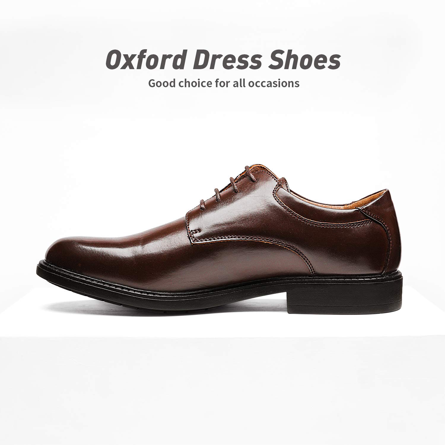 Bruno Marc Scarpe Uomo Eleganti Basse Vintage PU Stringate Derby Scarpe Oxford