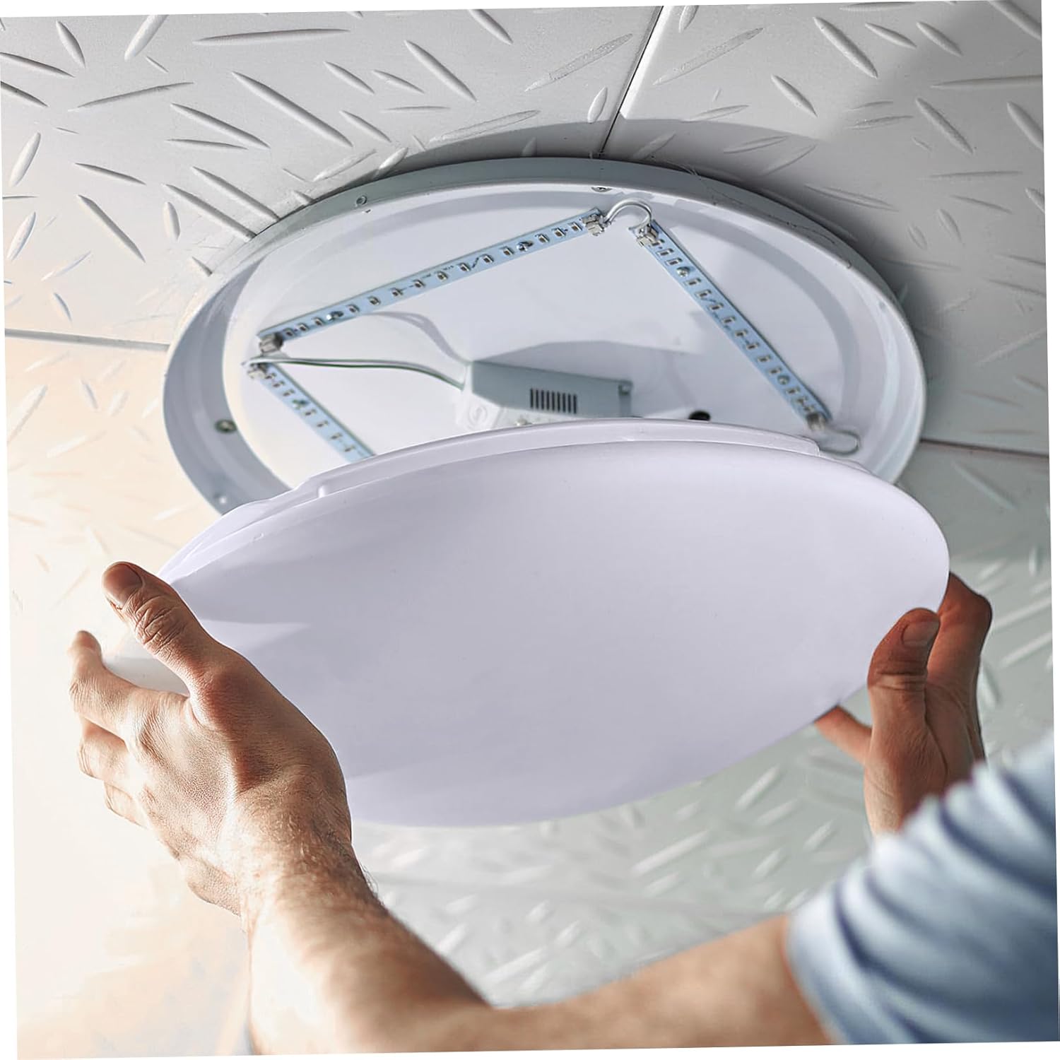Recessed Light Covers Ceiling Light Shade Fixture Lamp Cover Filter Diffuser Plastic White Ceiling Light Fixture Fan Lamp Shade Replacement Light s Night Filters Kit