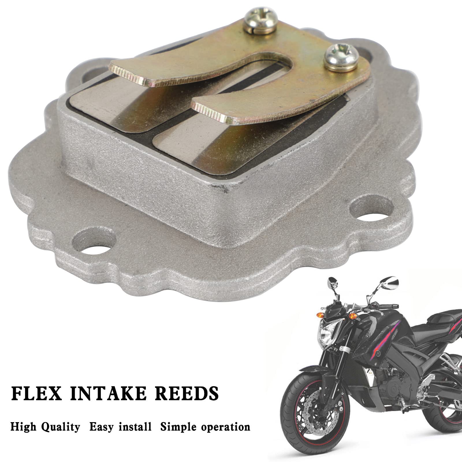 Amazon | VIPIH リードバルブ リードバルブセット 純正 バイク部品