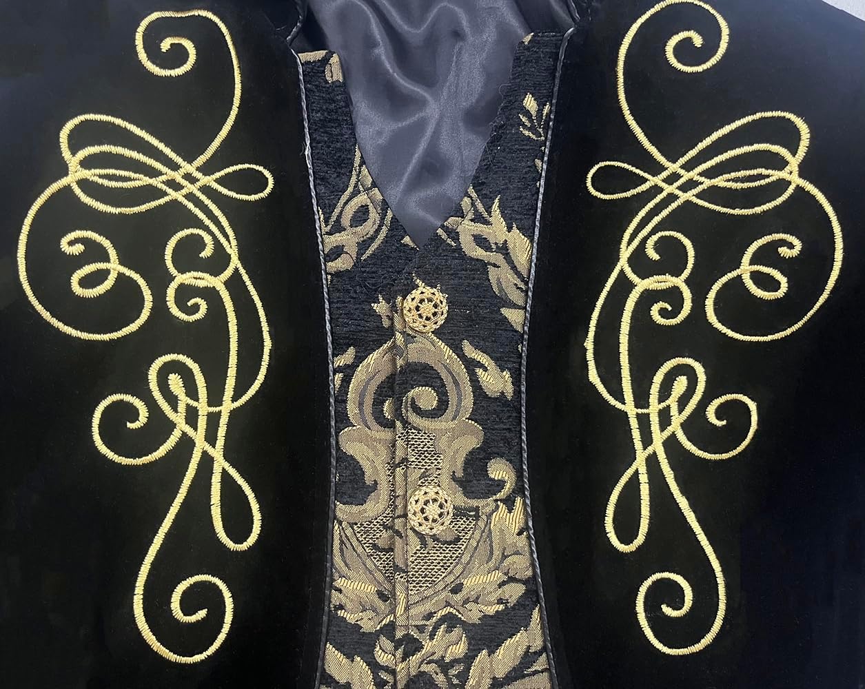 Men‘s Medieval Victorian Jacket Steampunk Tailcoat Masquerade Costumes - Image 4