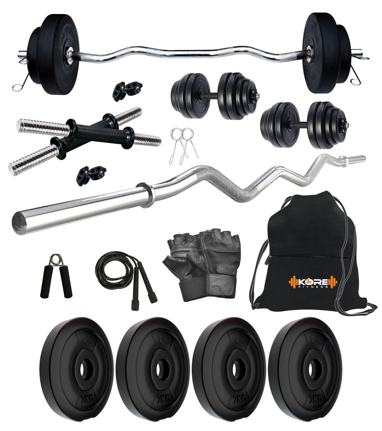 KORE Fitness 16kg Home Gym Set - Build Strength at Home -18