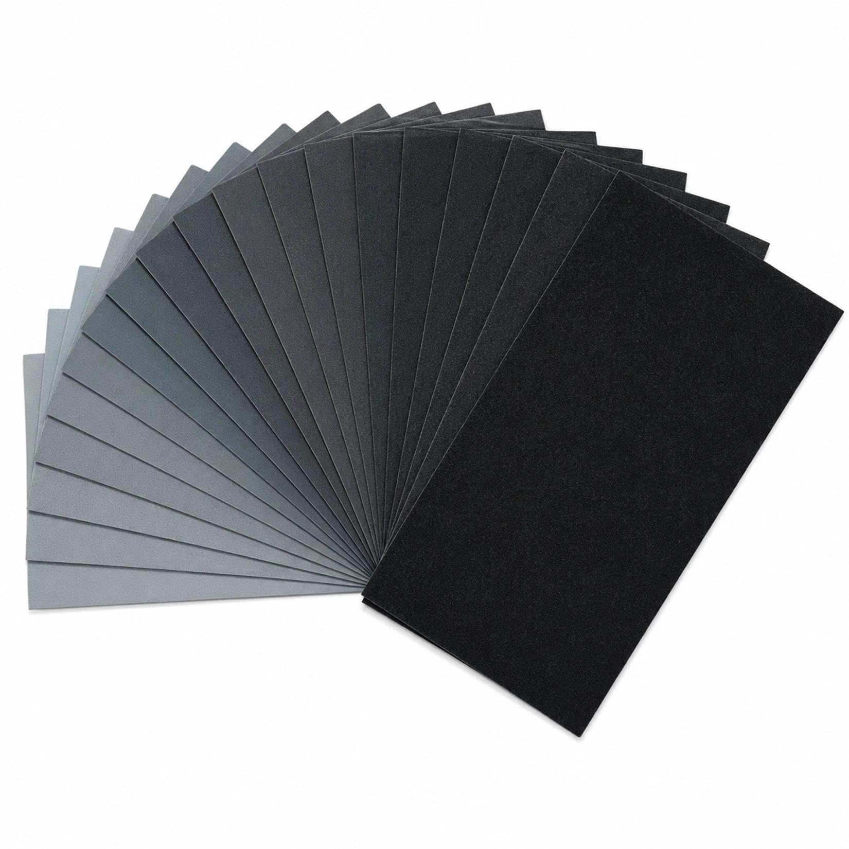 21 Pcs 60-10000 Grit Wet Dry Sandpaper Sheets 9.05x3.66 Inches