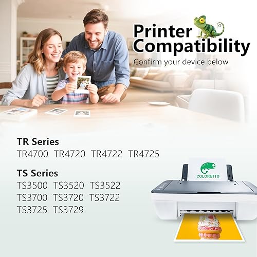 Miniatura 2 de COLORETTO PG-275XL Cartuchos de tinta negra para Canon 275 Cartuchos de tinta negra 275XL para impresoras Canon TS3722 TS3720 TR4700 TR4720 TS3522