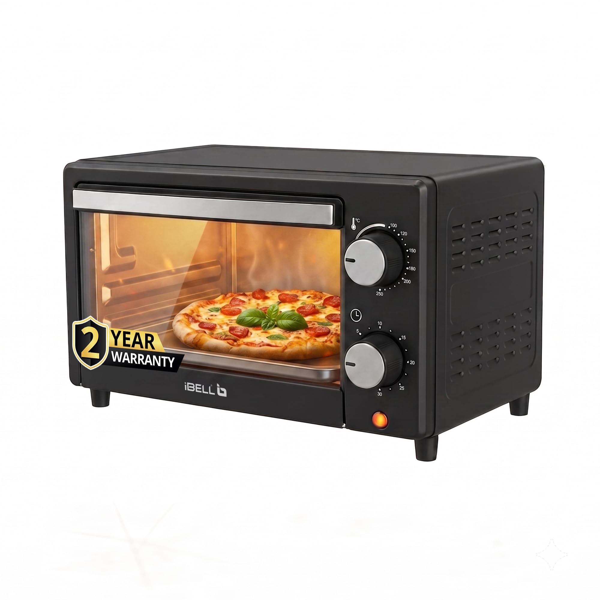iBELL WAVE10 OTG Oven with Timer, Temperature Control, 10 Litre, 1200 Watts (Black)-image-49