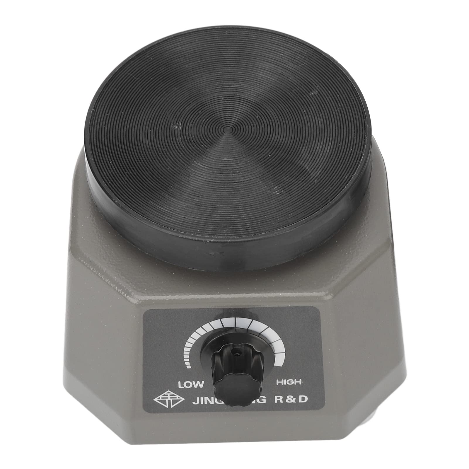 Dentallabor-Vibratorschüttler, Runde Platte, Geschwindigkeitseinstellung, Oszillierender Dentalgipsschüttler, Dentalgipsoszillator, Runder Dentalvibratorschüttler (EU-Stecker 220V)