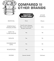 Vista 4 de COLETTI Reemplazo de tapa de vidrio de percolador de café - (Paquete de 2)