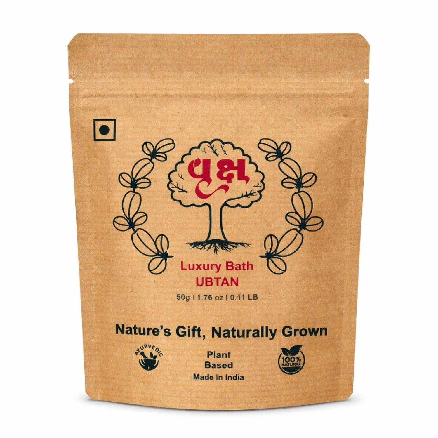 luxury bath ubtan 100g herbal body ubtan for glowing and tan free skin with haldi chandan saffron and rose gentle exfoliating bathing powder for men and women suitable for all skin types-image-9