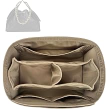 Divitize Luxe Waterproof Nylon Organizer compatible with Chanel 25 Bag Insert Small Handmade Perfect Fit, +24 Colors, Premium Quality, Extra Storage & Support Black, for 25 Small