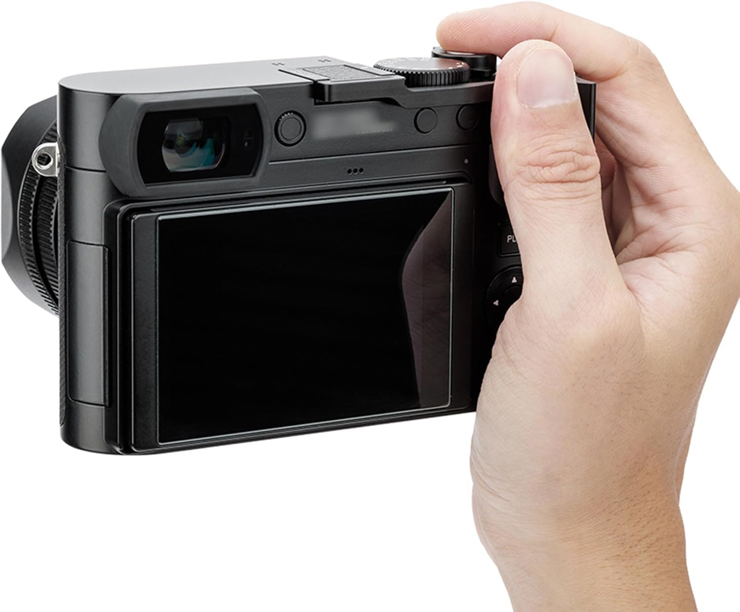 JJC TA-Q3 Thumbs Up Grip for Q3 Camera, Q3 Thumb Grip, Made of Premium Anodized Aluminium Alloy, Silicone Pad, Hot Shoe Grip for Q3, Weight 9G, Size 68.1 x 30.7 x 18mm