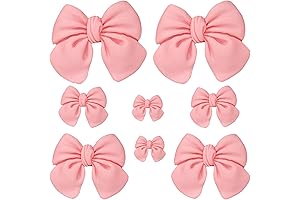 Coquette Bows Flower Pink Shoe Charms Set