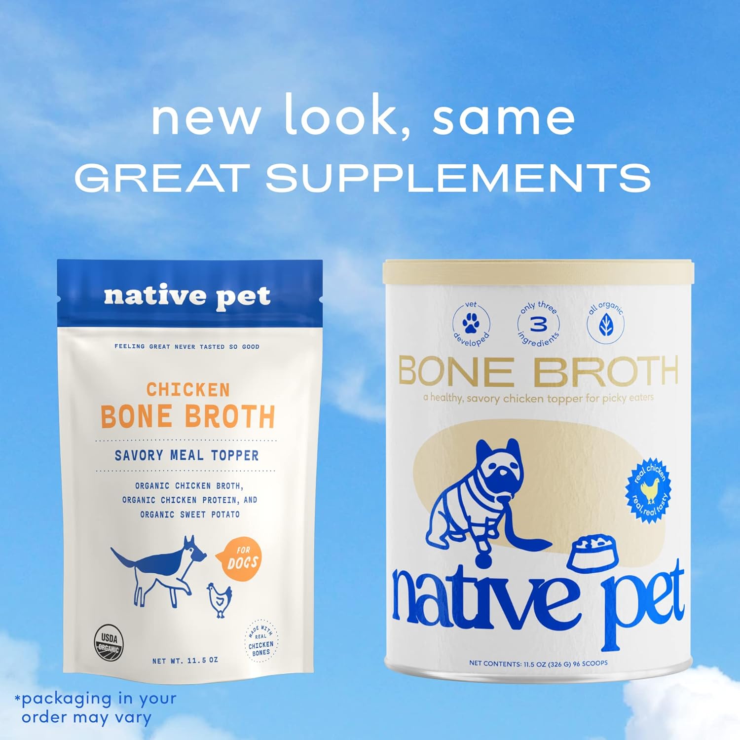 Buy Native Pet Bone Broth for Dogs Dog Bone Broth & Dog Food Topper