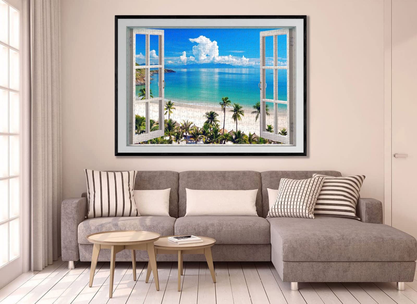 Puzzle per adulti 1000 pezzi Caffe su Spiaggia - Best Pet&House
