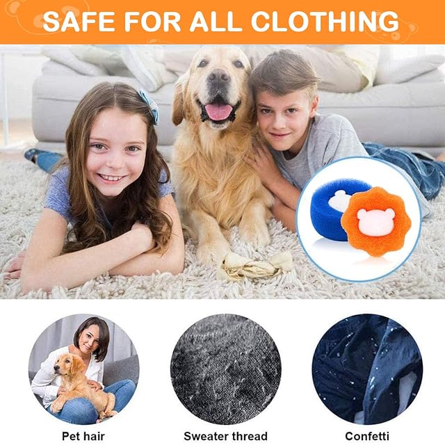 Foto 5 de 7 de Quita Pelos Mascota, 8 PCS Atrapa Pelos Lavadora Mascotas