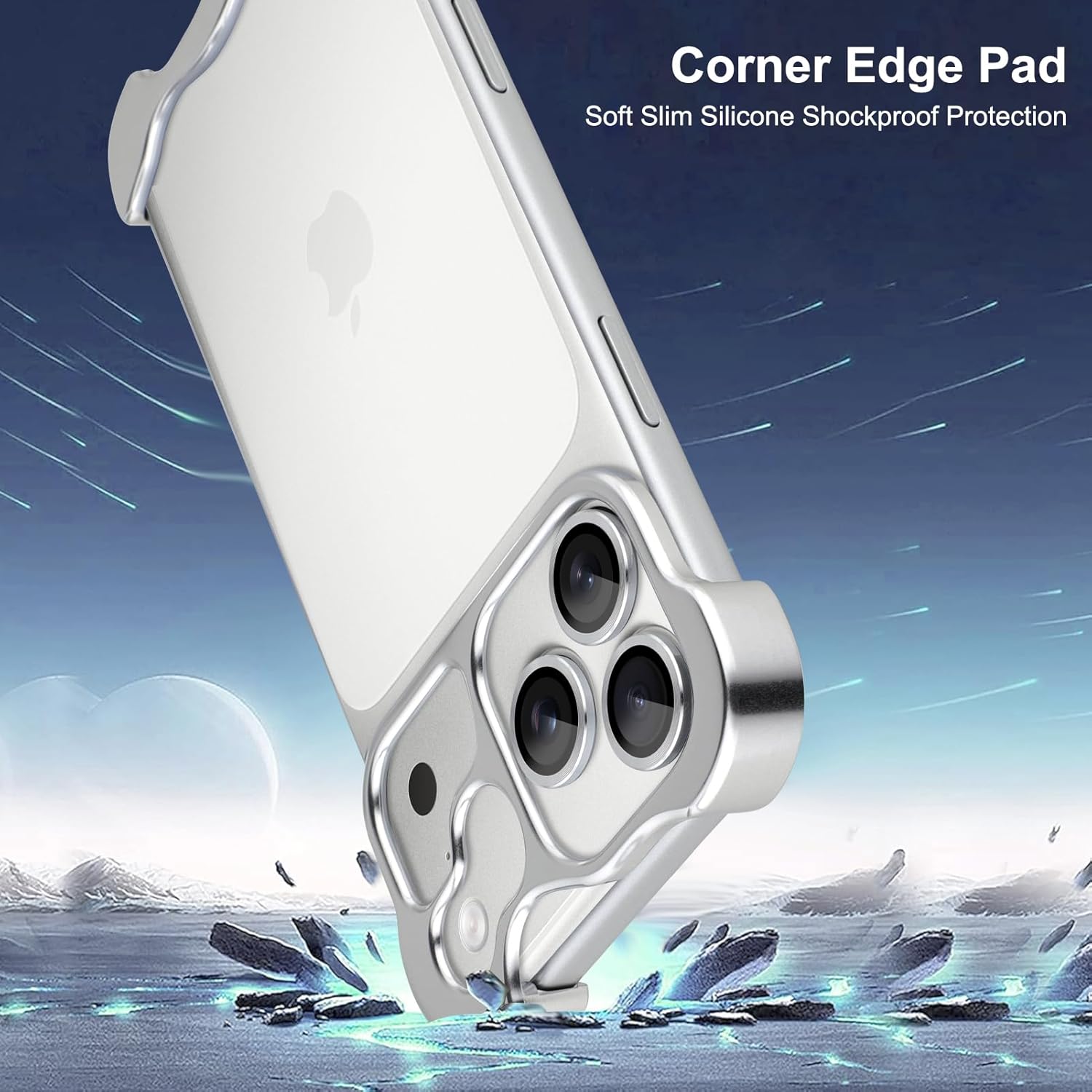 Phone Case Compatible with iPhone 17 Pro Max Compatible with Lens Camera Protection, Frameless Minimalist Design, Extremely Highlighting Personality. - Image 6