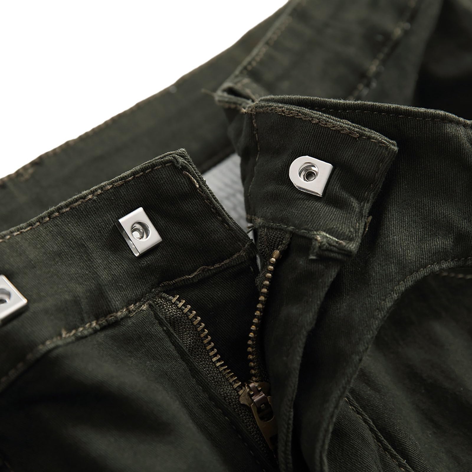 Generico Pantaloni Palestra Uomo, Pantalone Uomo Larghi,Jeans Denim da Gamba Dritta con Effetto Vissuto Slim Fit Strappati Elasticizzati sotto Il Busto