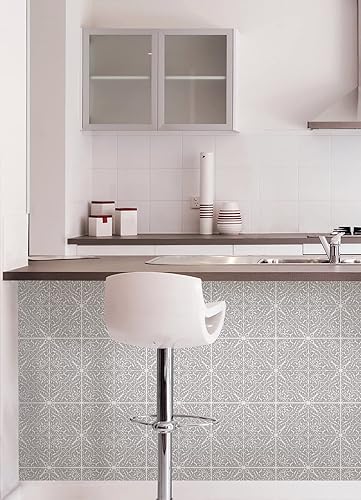 Miniatura 6 de Wall Pops WPBS4648 Dawson - Calcomanías de pared, color gris