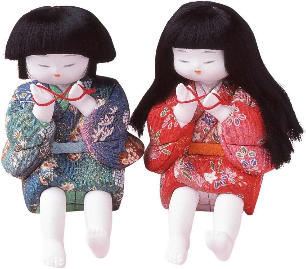 Japanese Doll Making Kit Kimekomi Dolls (Ayatori Warabe