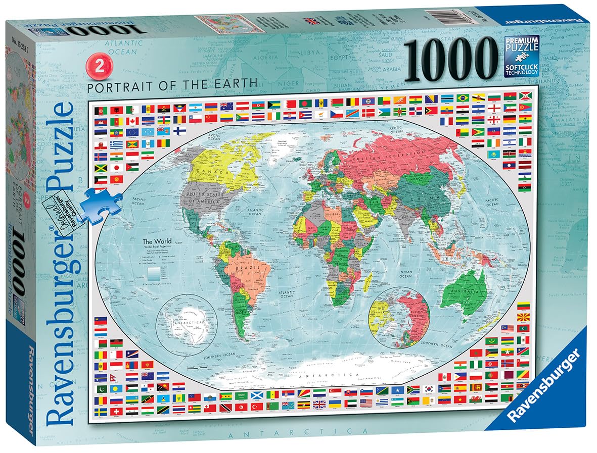 Portrait of The Earth 2, 1000 Piece Jigsaw Puzzle for Adults & for Kids Age 12 and Up
