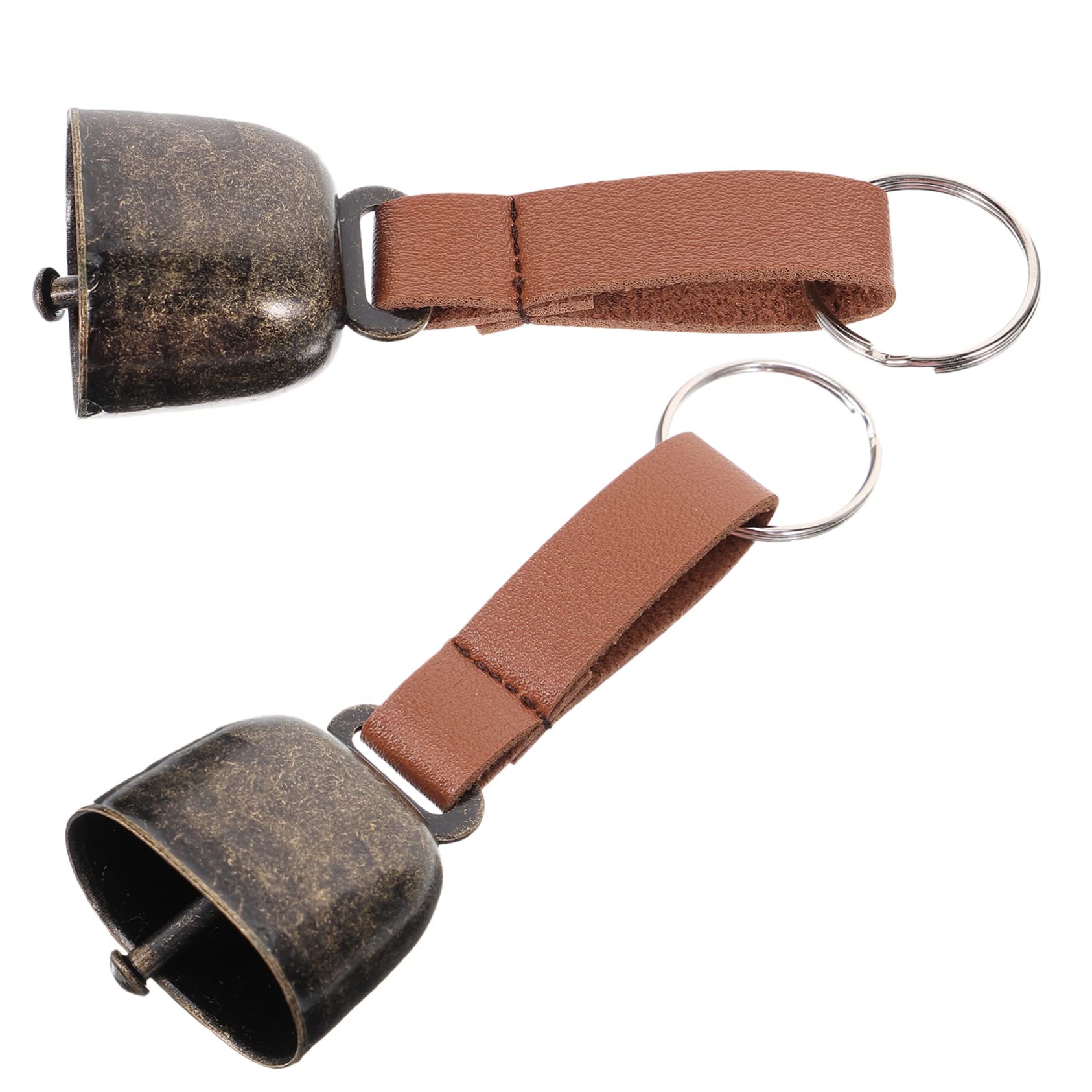 TOYANDONA 2Pcs Camping Bear Bell Loud for Hiking Climbing Lightweight Compact Emergency Alert for Bear Safety Gentle Sound to