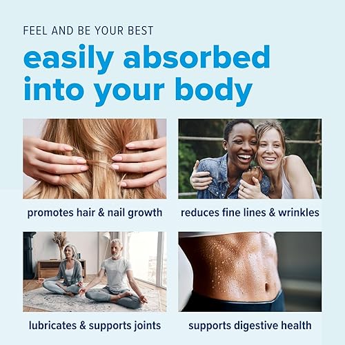 Miniatura 4 de Marine Collagen Starter Kit  Soporte para piel, cabello, uñas y articulaciones  Contiene tarro de cerámica, cuchara y dos bolsas de tamaño completo