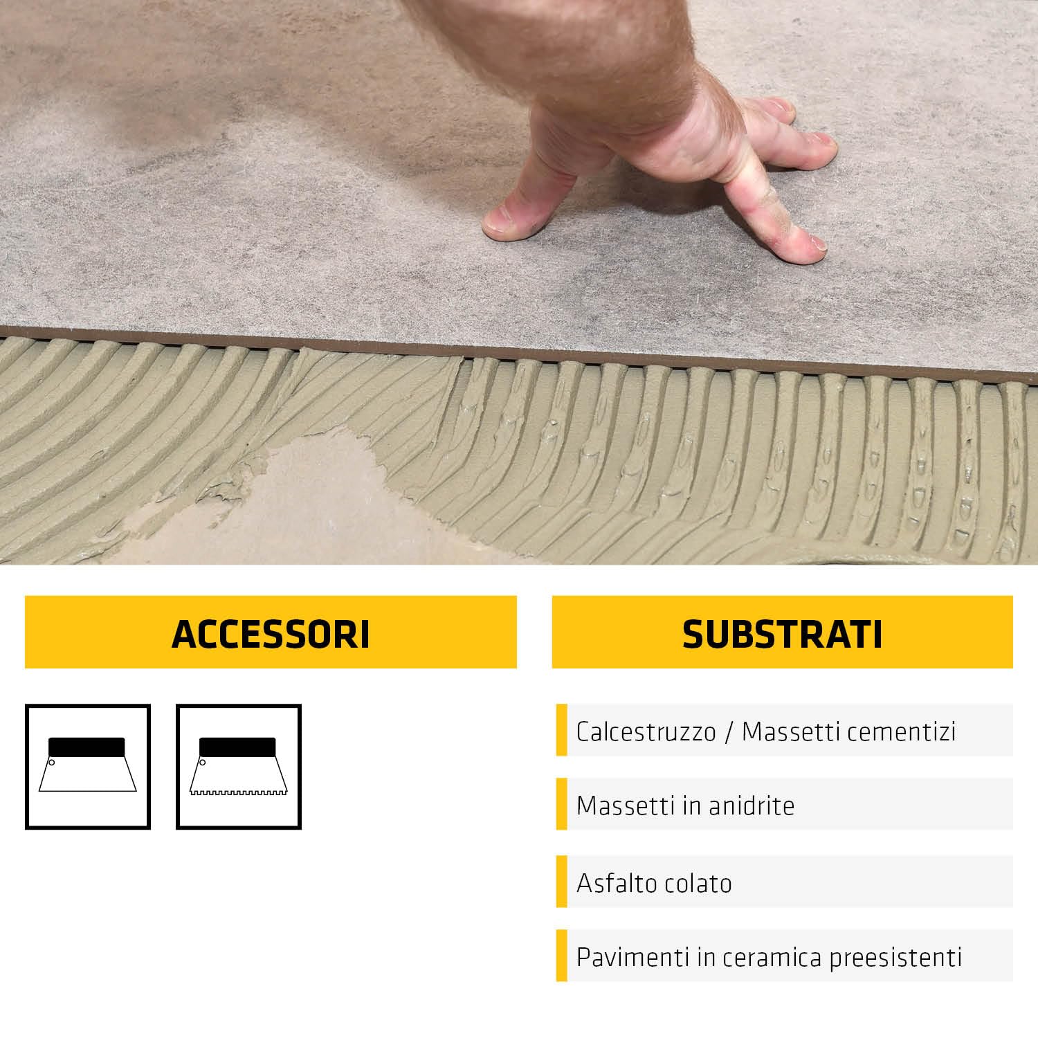 SIKA - Adesivo impermeabilizzante - SikaBond T8 - Beige - 10L | La soluzione per incollare e proteggere terrazze e bagni dall'acqua in un solo passaggio - Elastico e duraturo