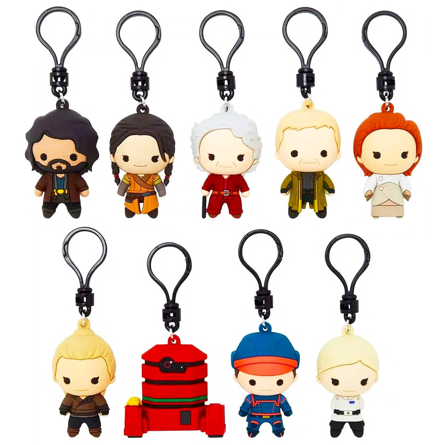 Star Wars Andor Blind Bag Bundle – 3er-Pack Sammelfiguren mit Clips | Andor Mystery Boxen mit Minifigur Schlüsselanhänger plus Aufkleber, mehr | Star Wars Rucksackanhänger
