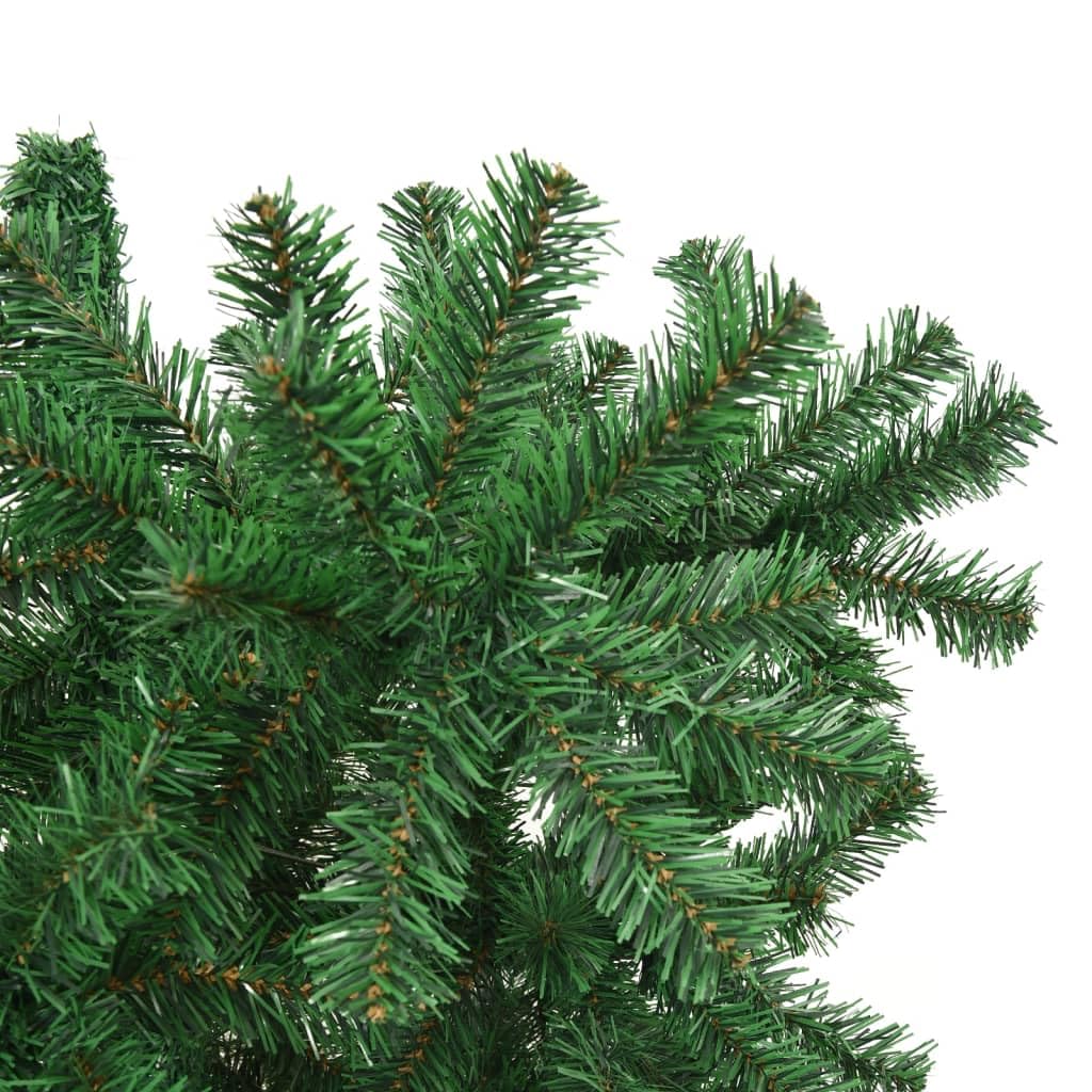 Furniture select-Upside-down Sapin de Noël artificiel avec support Vert 180 cm